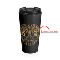 Load image into Gallery viewer, The Citadel, Class of Your Year, Customized Ring Bezel Design, Stainless Steel Travel Mug

