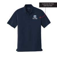 Load image into Gallery viewer, The Citadel, C Star, Customizable (Your Year), UV Micro-Mesh Polo Shirt - Navy
