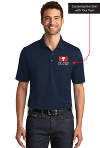 Load image into Gallery viewer, The Citadel, Big Red Flag, Customizable (Your Year), UV Micro-Mesh Polo Shirt
