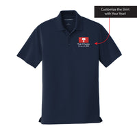 Load image into Gallery viewer, The Citadel, Big Red Flag, Customizable (Your Year), UV Micro-Mesh Polo Shirt
