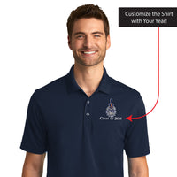 Load image into Gallery viewer, The Citadel, Spike, Customizable (Your Year), UV Micro-Mesh Polo Shirt
