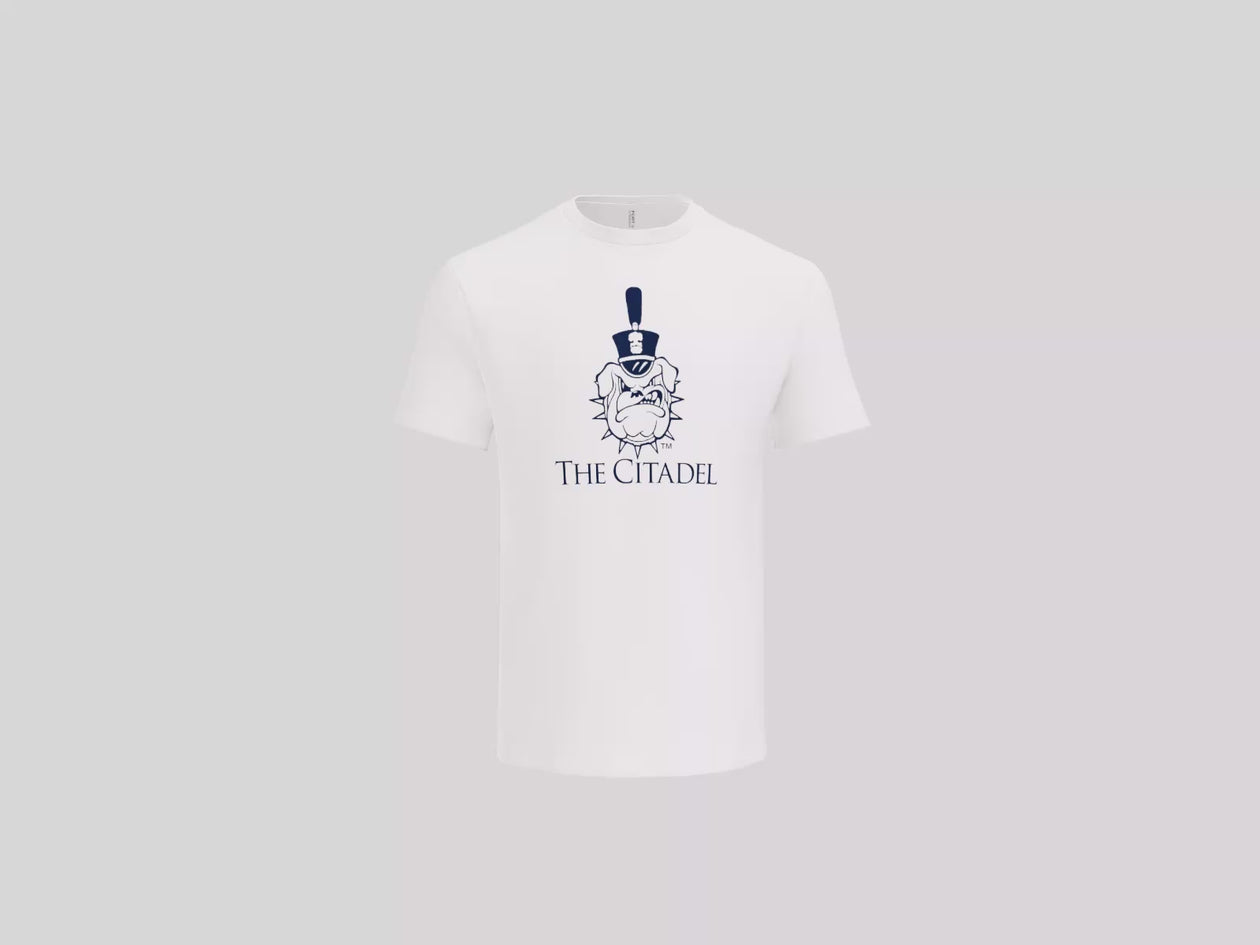 The Citadel, Spike, Cotton T-Shirt - White