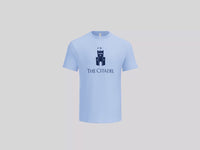 Load and play video in Gallery viewer, The Citadel, Barracks, Cotton T-Shirt - Light Blue
