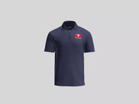 Load and play video in Gallery viewer, The Citadel, Big Red Flag,  Silk Touch™ Performance Polo - Navy

