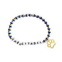Load image into Gallery viewer, The Citadel, Handmade, Beaded with Dog Paw, Demi - Fine Bracelet
