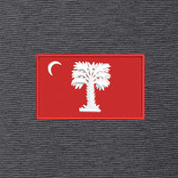 Load image into Gallery viewer, The Citadel, Big Red Flag, Vineyard Vines Men's Saltwater Quarter-Zip Pullover - Black
