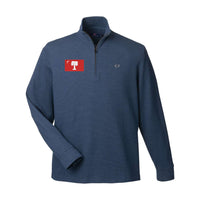 Load image into Gallery viewer, The Citadel, Big Red Flag, Vineyard Vines Men's Saltwater Quarter-Zip Pullover - Deep Bay
