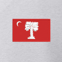 Load image into Gallery viewer, The Citadel, Big Red Flag, Vineyard Vines Men's Saltwater Quarter-Zip Pullover - Granite
