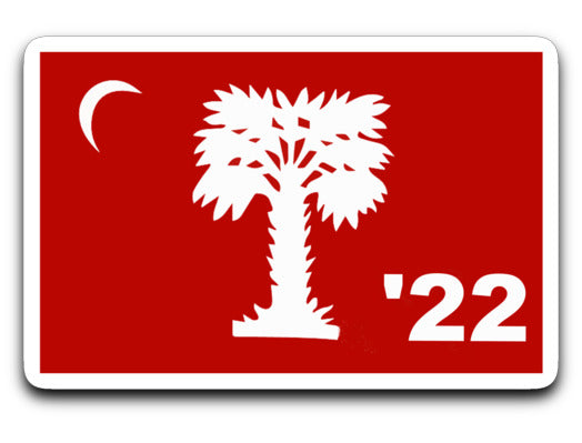 Class of 2022 Big Red Sticker 4" X 3"