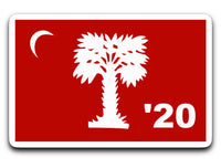 Big Red Class of 2020 Sticker 4" x 3"