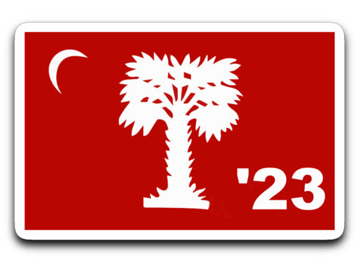 The Citadel, Big Red Flag, Class of 2023, Sticker Decal 4" X 3"