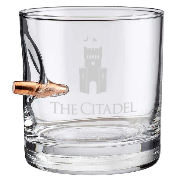 The Citadel, Benshot Whiskey Rocks Glass -11Oz