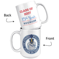 Load image into Gallery viewer, The Citadel, Spike Logo, 15th Year Reunion Mug - 15oz
