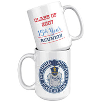 Load image into Gallery viewer, The Citadel, Spike Logo, 15th Year Reunion Mug - 15oz

