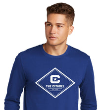Load image into Gallery viewer, The Citadel EST. 1842 Cotton Long Sleeve Tee-Royal
