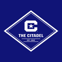 Load image into Gallery viewer, The Citadel EST. 1842 Cotton Long Sleeve Tee-Royal
