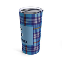 Load image into Gallery viewer, The Citadel,  Block C Athletic Logo with Tartan Tumbler 20oz
