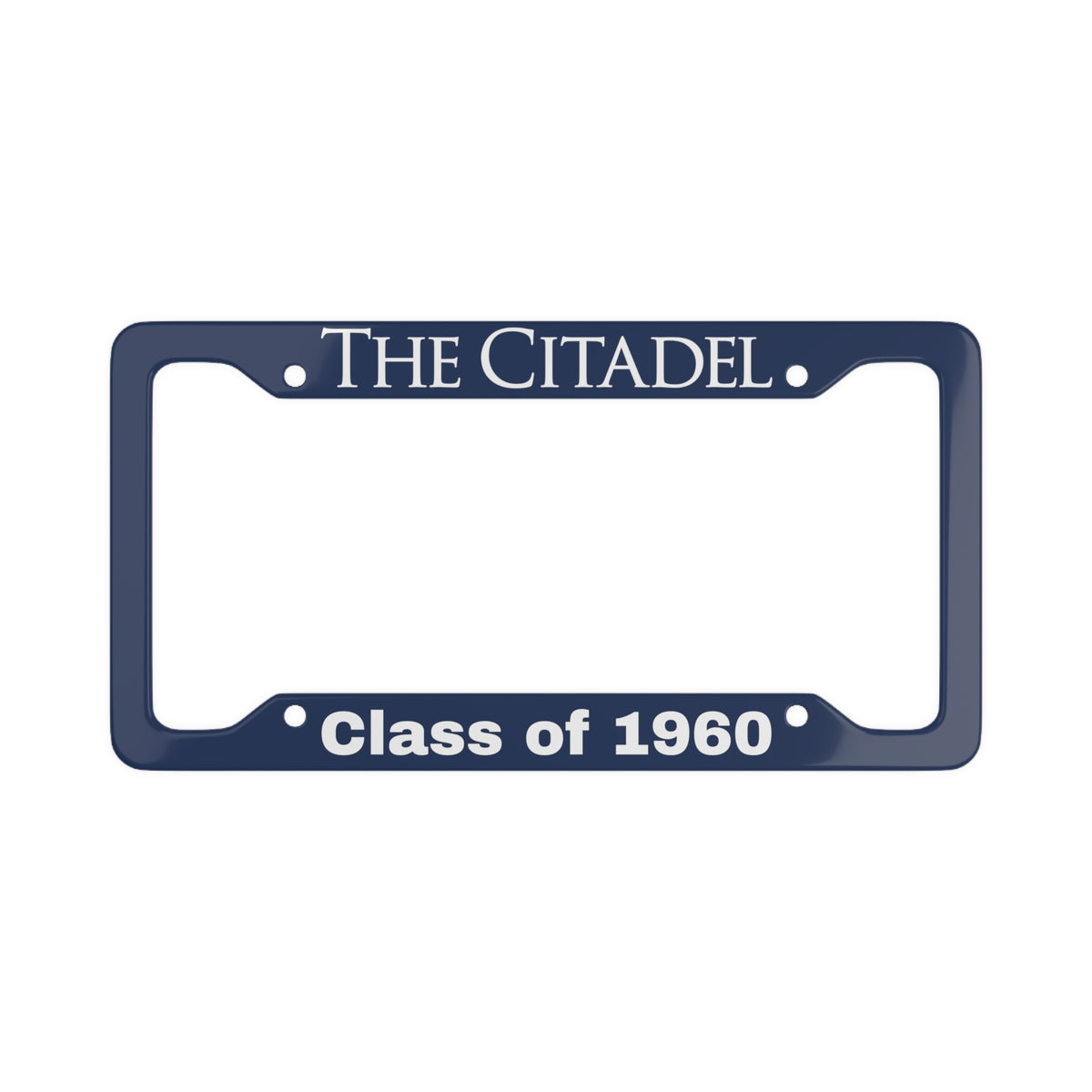 The Citadel, Class of (your year), Customizable License Plate Frame