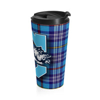 Load image into Gallery viewer, The Citadel, Jumping bulldog Stainless Steel Travel Mug

