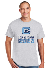 Load image into Gallery viewer, The Citadel Class Of 2023 DryBlend T-Shirt- Ash
