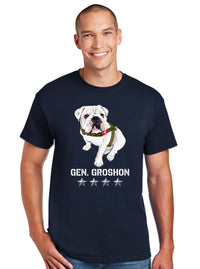 Load image into Gallery viewer, The Citadel Mascot Bulldog, General Groshon AKA G3 DryBlend T-Shirt
