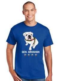 Load image into Gallery viewer, The Citadel Mascot Bulldog, General Groshon AKA G3 DryBlend T-Shirt
