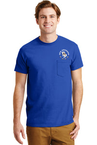 Load image into Gallery viewer, Gen. Groshon  DryBlend® Pocket T-Shirt-Royal
