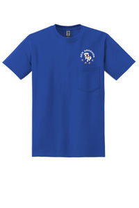 Load image into Gallery viewer, Gen. Groshon  DryBlend® Pocket T-Shirt-Royal
