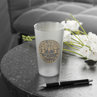 Load image into Gallery viewer, The Citadel, Class of 2023, Ring Bezel, Frosted Pint Glass, 16oz
