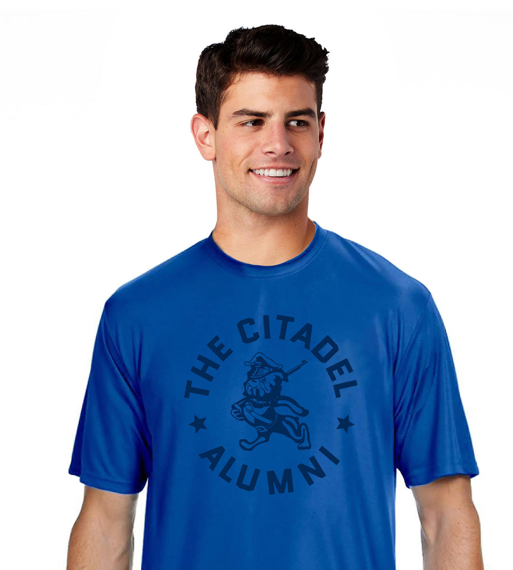 The Citadel Alumni Marching Bulldog Performance Tee-Royal