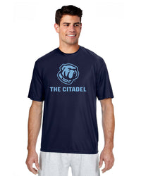 Load image into Gallery viewer, The Citadel Bulldog Performance Tee-Navy
