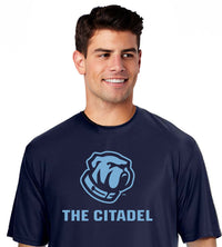 Load image into Gallery viewer, The Citadel Bulldog Performance Tee-Navy
