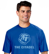 Load image into Gallery viewer, The Citadel Bulldog Performance Tee-Royal

