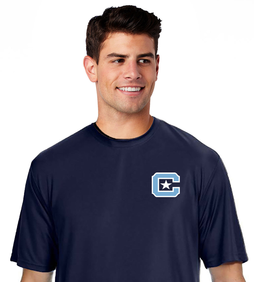 The Citadel C Performance Tee-Navy
