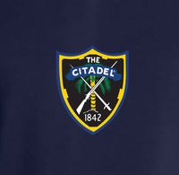 Load image into Gallery viewer, The Citadel Shield Performance Tee-Navy
