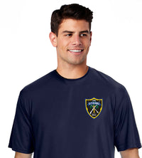 Load image into Gallery viewer, The Citadel Shield Performance Tee-Navy
