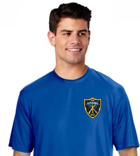 Load image into Gallery viewer, The Citadel Shield Performance Tee-Royal
