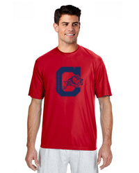Load image into Gallery viewer, Jumping Bulldog Performance Tee-Scarlet
