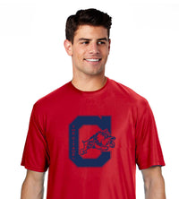 Load image into Gallery viewer, The Citadel, Jumping Bulldog Performance Tee Shirt
