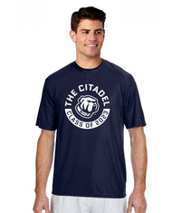Load image into Gallery viewer, Class Of 2023 The Citadel Bulldog Cooling Performance Tee- Navy
