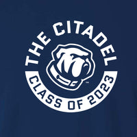 Load image into Gallery viewer, Class Of 2023 The Citadel Bulldog Cooling Performance Tee- Navy
