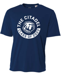 Load image into Gallery viewer, Class Of 2023 The Citadel Bulldog Cooling Performance Tee- Navy
