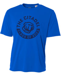 Load image into Gallery viewer, Class Of 2023 The Citadel Bulldog Cooling Performance Tee- Royal
