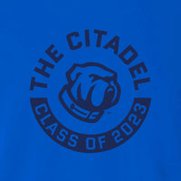 Load image into Gallery viewer, Class Of 2023 The Citadel Bulldog Cooling Performance Tee- Royal

