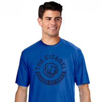 Load image into Gallery viewer, Class Of 2023 The Citadel Bulldog Cooling Performance Tee- Royal
