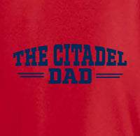Load image into Gallery viewer, The Citadel Dad Performance Tee-Scarlet
