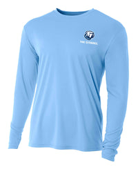 Load image into Gallery viewer, The Citadel Bulldog A4 Cooling Performance Long Sleeve Tee
