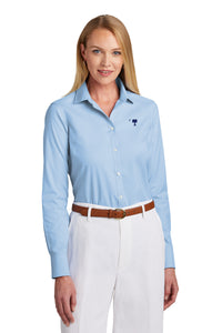 Load image into Gallery viewer, Big Red Palmetto Brooks Brothers® Women’s Wrinkle-Free Stretch Pinpoint Shirt- Newport Blue
