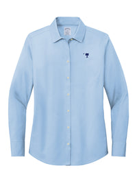 Load image into Gallery viewer, Big Red Palmetto Brooks Brothers® Women’s Wrinkle-Free Stretch Pinpoint Shirt- Newport Blue
