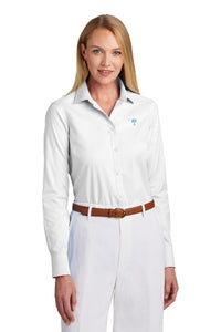 Load image into Gallery viewer, Big Red Palmetto Brooks Brothers® Women’s Wrinkle-Free Stretch Pinpoint Shirt- White
